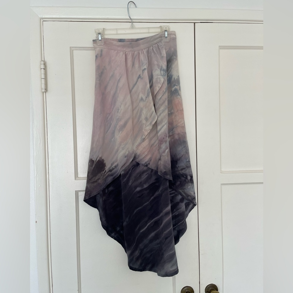 Watercolor anthropology skirt